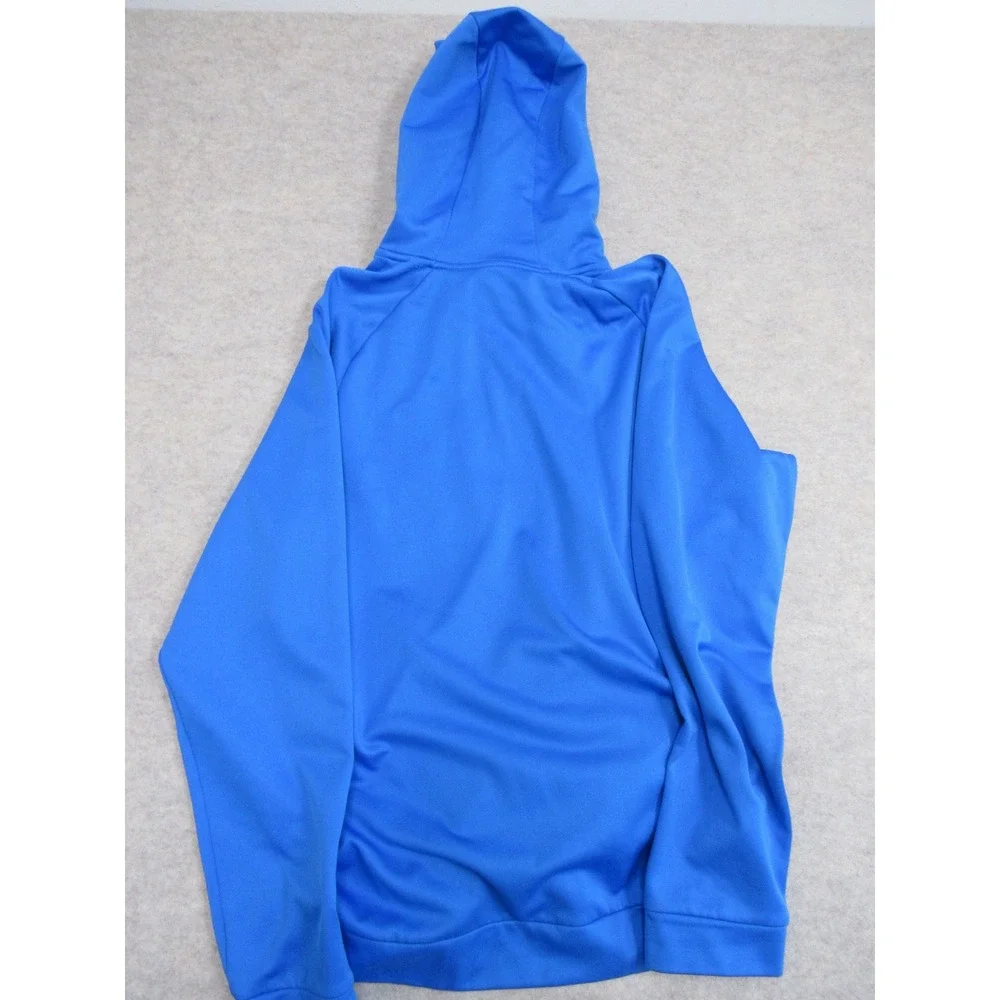 Nike Dri-FIT Hoodie Mens Large Blue Graphic Pullover Sweatshirt 905647-435